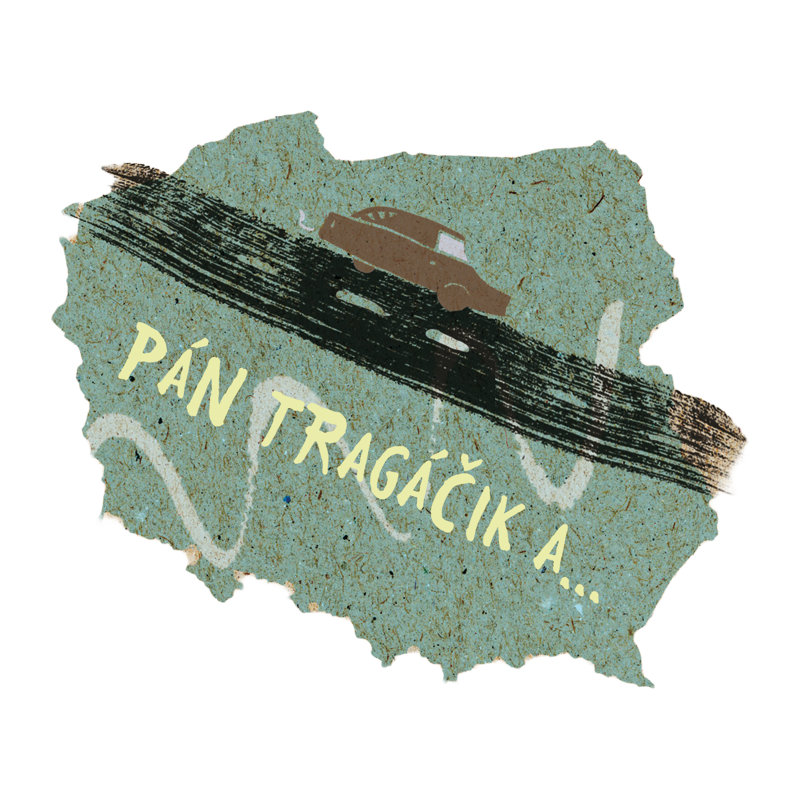 Pán Tragáčik a… – hnedé autíčko na ceste
